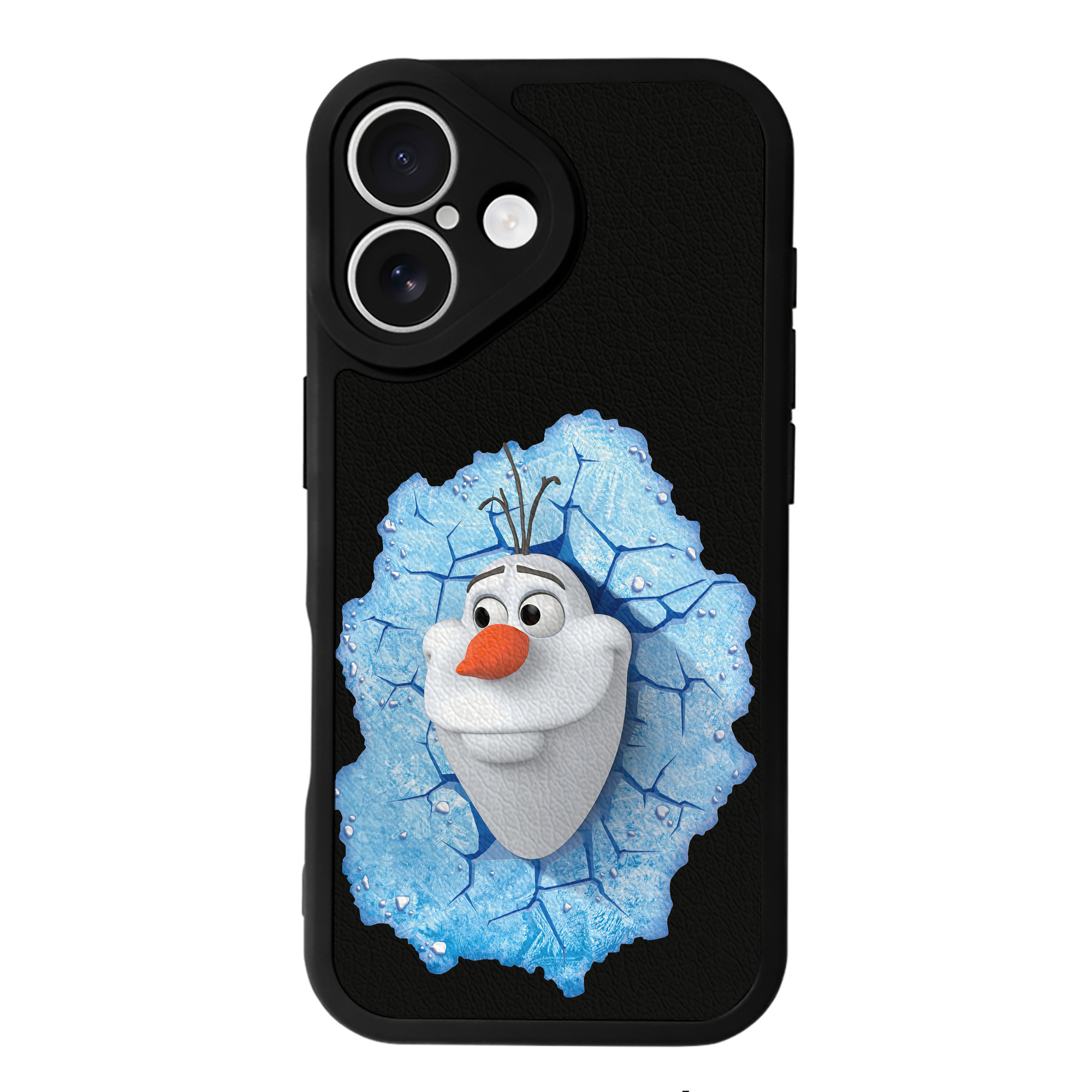 （画像用） アナと雪の女王 アンナ エルサ Frozen Anna Elsa 【iPhone 16シリーズ対応】シリコンスマホケース（レザー調） 材質：シリコン